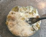 バナナ練り込み パン粉フレンチトースト作り方1写真