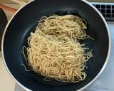 お吸い物の素を使ったパスタ風焼そば作り方3写真