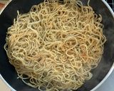 お吸い物の素を使ったパスタ風焼そば作り方4写真