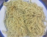 お吸い物の素を使ったパスタ風焼そば作り方5写真