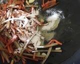 旬のクリチと己のチンピラごぼう技量パスタ作り方4写真