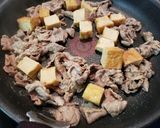 節約！厚揚げと豚こまのネギ塩レモン炒め作り方2写真