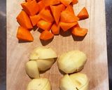 トマト缶で作る☆ビーフシチュー作り方1写真