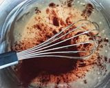 レンジ3分★ヘルシーチーズショコラケーキ作り方3写真