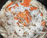 炊き込みご飯　しらす　白だし作り方4写真