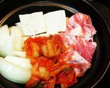 超簡単！豚キムチ肉豆腐！絶品！！作り方7写真