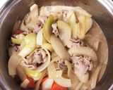 豚肉の豆乳肉じゃが作り方4写真