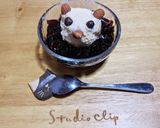 コーヒーゼリーくまのアイスのせ♪作り方4写真
