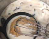 ほうれん草を食べるゴマ豆乳味噌汁作り方6写真