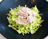 豚肉とキャベツの梅ポン酢がけ作り方1写真