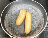ミニフライパン1つでボリューム朝ごはん作り方2写真