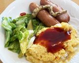 ミニフライパン1つでボリューム朝ごはん作り方5写真