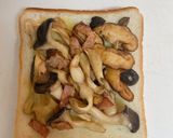 冷凍作りおきOK！贅沢きのこトースト作り方6写真