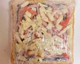 冷凍作りおきOK！カニカマトースト作り方5写真