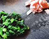 お弁当にも★ほうれん草ベーコンの玉子焼き作り方1写真