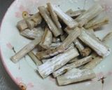 もも肉・ごぼうの甘辛炒め!下処理はレンジ作り方4写真