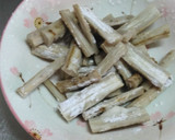もも肉・ごぼうの甘辛炒め！下処理はレンジ作り方4写真