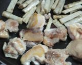 もも肉・ごぼうの甘辛炒め!下処理はレンジ作り方6写真