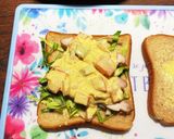 チキタマサンドイッチ☆★マスタードマヨで作り方4写真