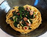 蒲焼缶で簡単ペペロンチーノ作り方7写真