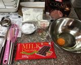 チョコとクルミの焼きドーナツ作り方1写真