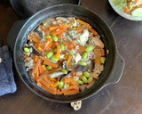 干し椎茸とうすくち醤油の炊き込みご飯作り方2写真
