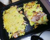 ホッほっHolidayランチお好み焼き♪作り方8写真