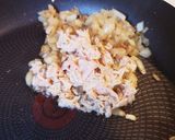 ツナと小松菜のトマトソースパスタ作り方4写真