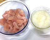 鶏むね肉でしっとり揚げ出し鶏♬作り方1写真