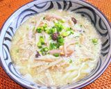 たっぷりキノコと卵のあんかけうどん作り方5写真