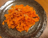 【簡単】にんじんのきんぴら風　麺つゆ炒め作り方3写真