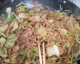 定番ソース焼きそば(生野菜編)作り方14写真