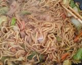 定番ソース焼きそば(生野菜編)作り方15写真