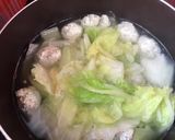 紫蘇と柚子の香る鶏団子スープ作り方5写真
