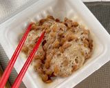 簡単!卵とチーズの納豆丼作り方1写真
