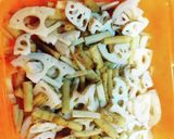 蓮根とごぼうの甘酢漬け作り方2写真