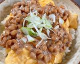 簡単!卵とチーズの納豆丼作り方6写真