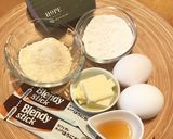 HMで簡単☆フィナンシェ風/カフェオレ味作り方1写真