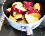 サツマイモと蒸し豆のヨーグルトサラダ作り方2写真