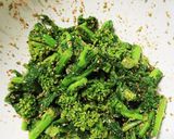 菜の花のごま和え作り方5写真