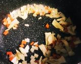 なんちゃってミネストローネ風スープパスタ作り方3写真