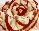 簡単おかず!5分!レンコンのピザ風焼き作り方2写真