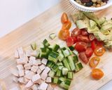 サラダチキンチョップドサラダ★ダイエット作り方3写真