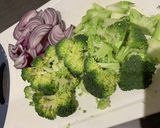 すき焼き風ブロッコリーとミンチの丼ぶり作り方2写真