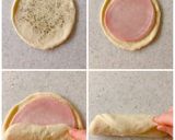 バターロール生地で作るハムチーズパン作り方5写真