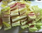 簡単◎豚バラ白菜のミルフィーユ煮作り方2写真