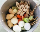名古屋の味噌おでん→味噌煮込みうどん作り方6写真