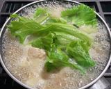 野菜たっぷりレタス入り中華スープ作り方3写真