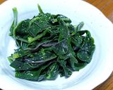 加賀野菜の金時草(きんじそう)のお浸し作り方10写真