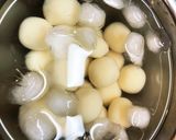 栄養満点豆腐白玉だんご　きなこ&黒胡麻作り方4写真